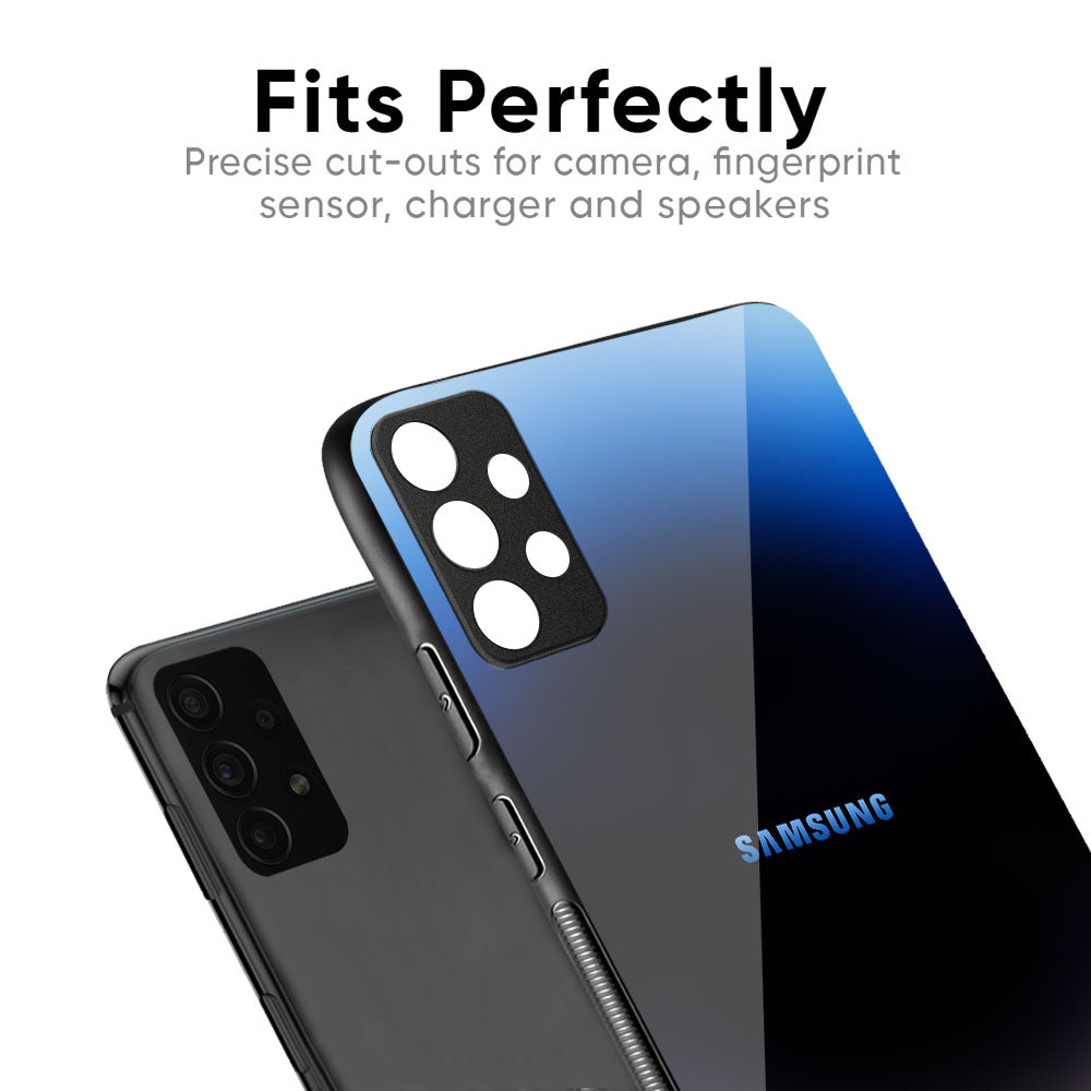Evil Blue Glass Case for Samsung Galaxy M35 5G