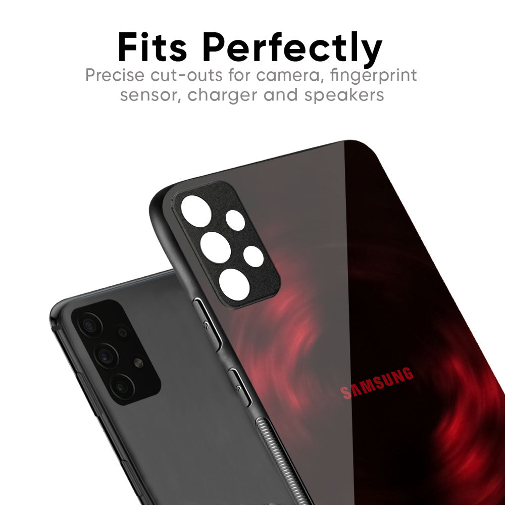 Pirouette Red Glass Case for Samsung Galaxy M35 5G