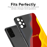 Carnelian Gold Glass Case for Vivo V40 5G