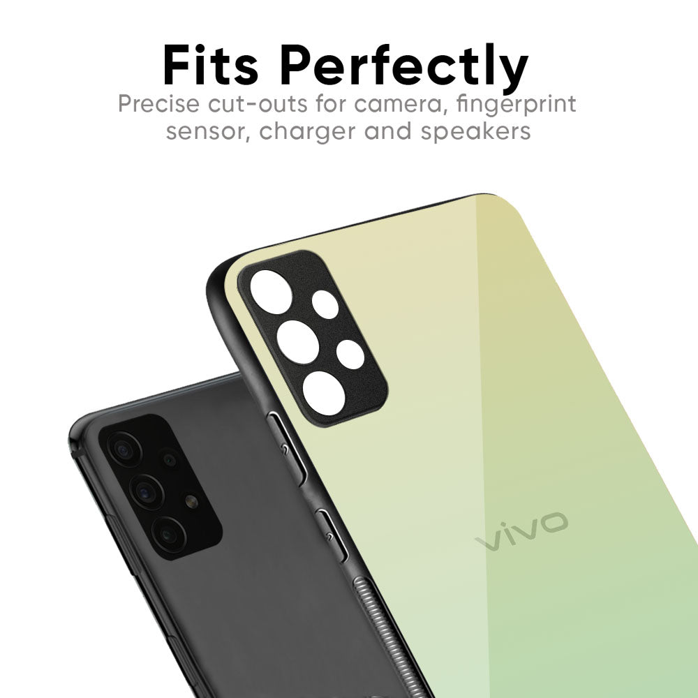 Mint Green Gradient Glass Case for IQOO 13 5G