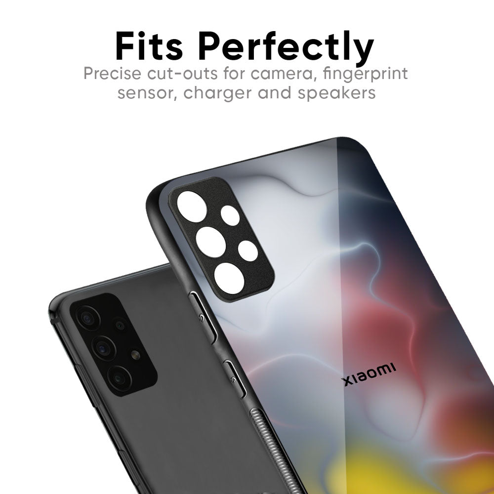 Colorful Smoke Glass Case for Redmi Note 14 5G