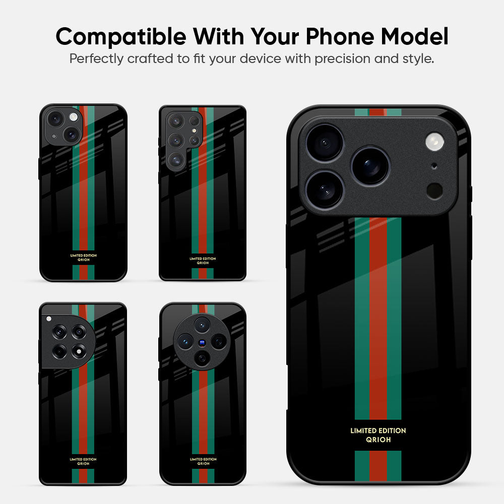 Tricolor Palette Glass Case