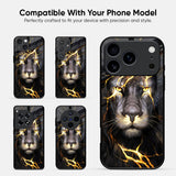 Golden Grey Tiger Glass Case