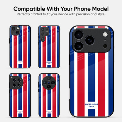 Tricolor Flag Glass Case