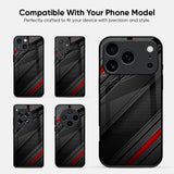 Modern Abstract Glass Case