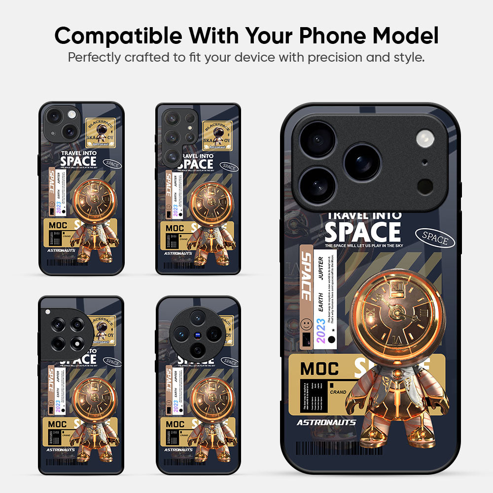 Space Journey Glass Case