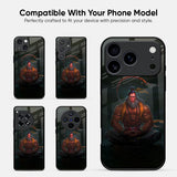 Lord Hanuman Animated Glass Case
