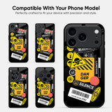 Danger Signs Glass Case