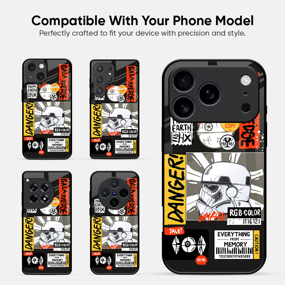 Galaxy Edge Glass Case