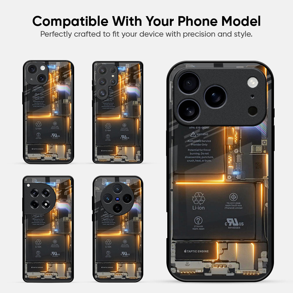 Glow Up Skeleton Glass Case