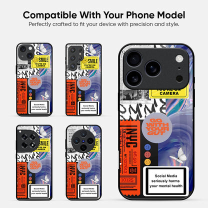 Smile for Camera Glass Case