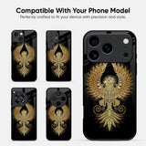 Mythical Phoenix Art Glass Case