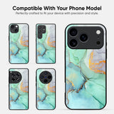 Green Marble Glass Case