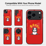 Screaming Panda Glass Case
