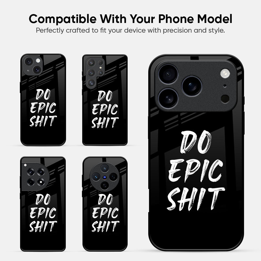 Motivational Quotes Glass Case