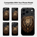 Ancient Lion Glass Case