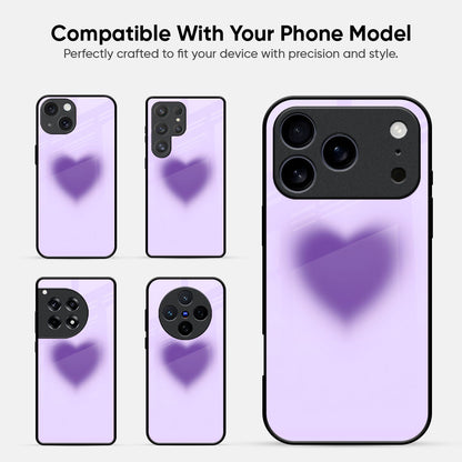 Violet Valentine Glass Case