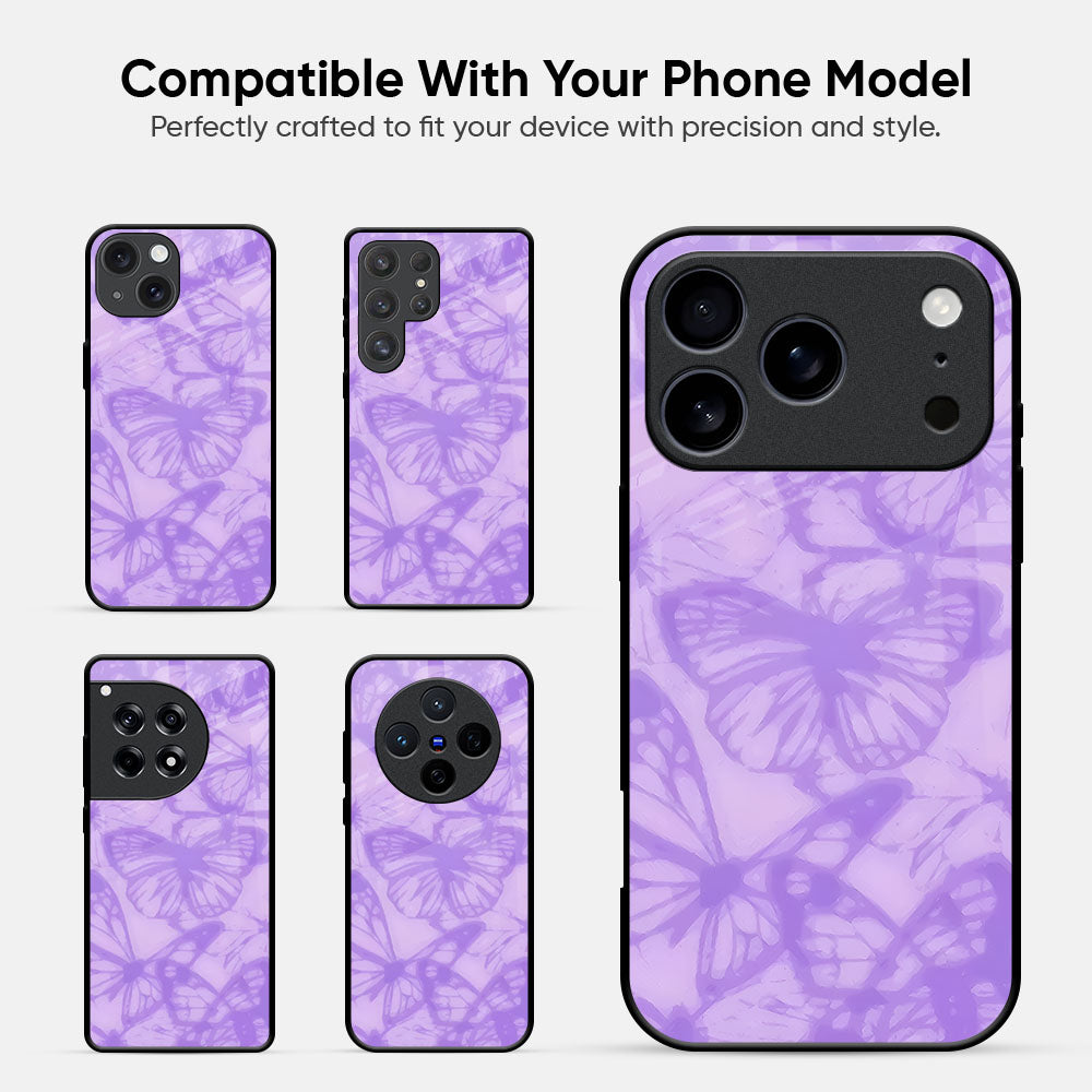 Lavish Lavender Glass Case