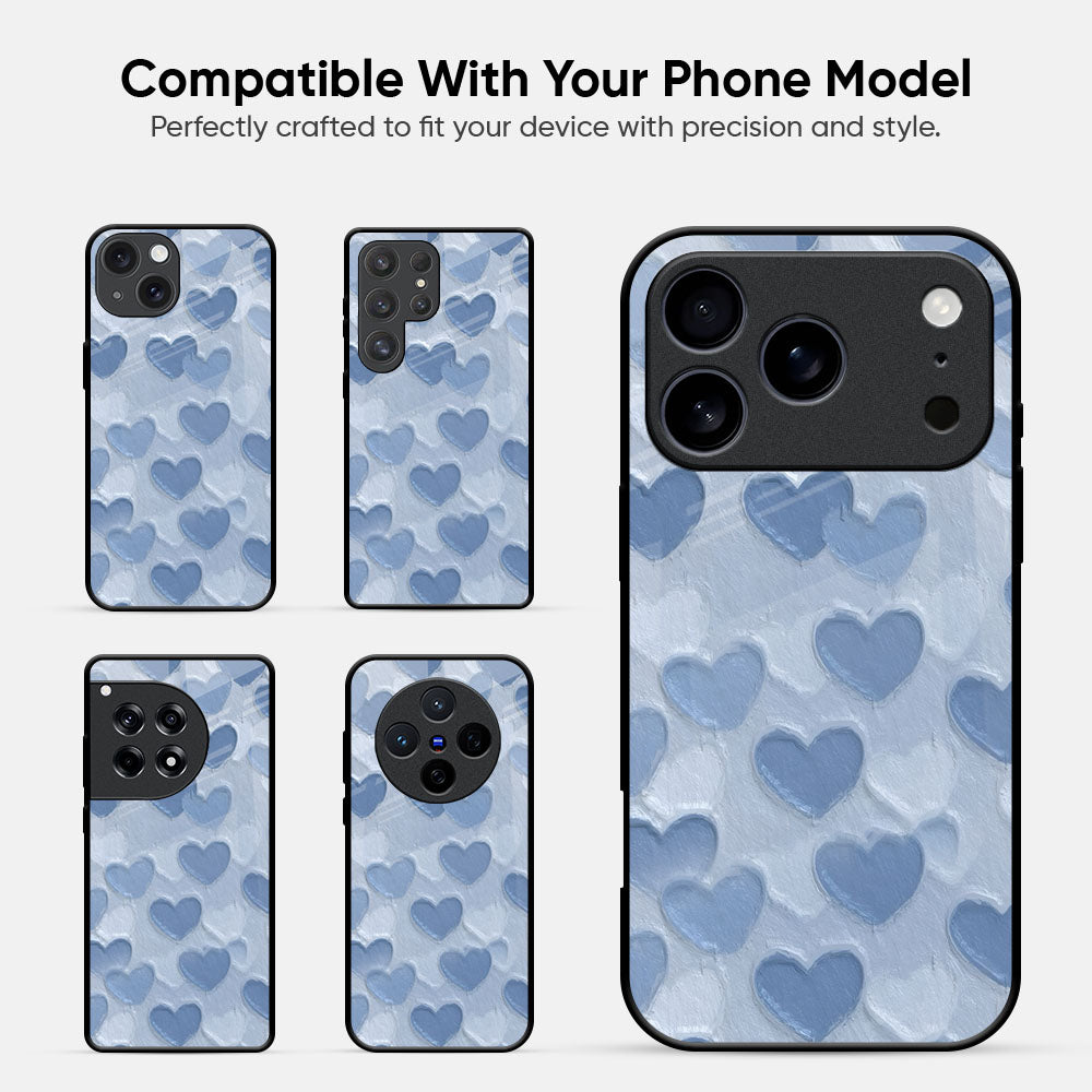 Blue Love Glass Case
