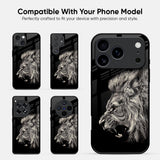 Brave Lion Glass case