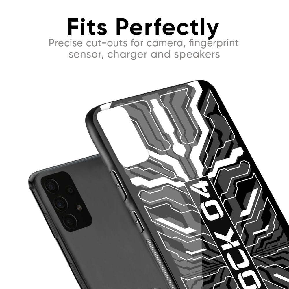 Monochrome Magic Glass Case for Samsung Galaxy F41
