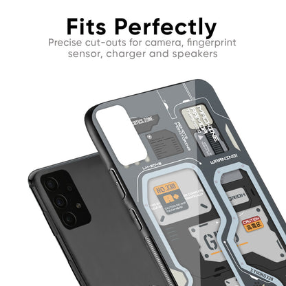 Retro Futuristic Glass Case for Xiaomi Mi A3