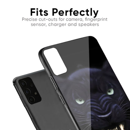 Angry Black Leopard Glass Case for Xiaomi Mi A3