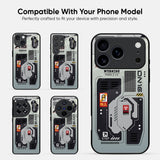 Techno Vibes Glass Case