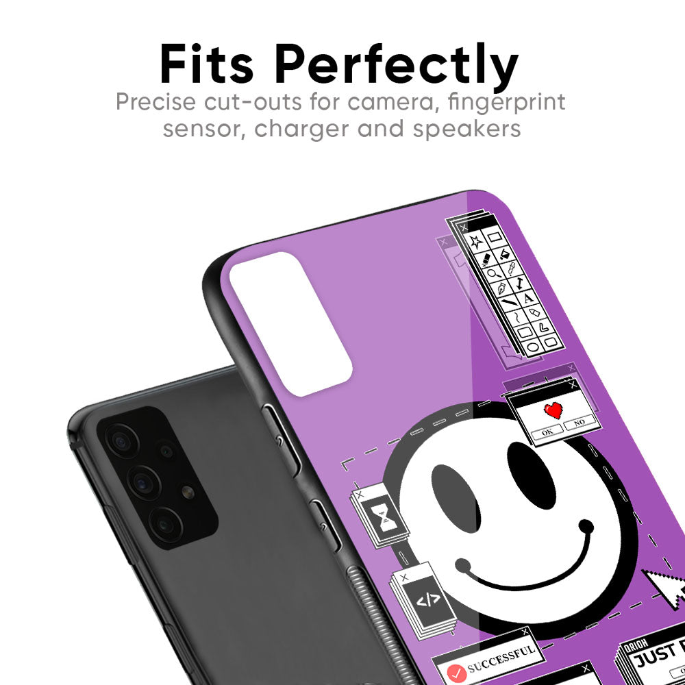 Code with Smile Glass Case for Xiaomi Mi A3