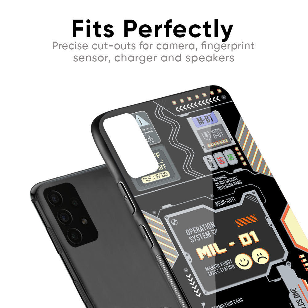 Exposed Parts Glass Case for Samsung Galaxy F41