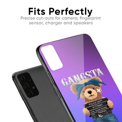 Gangsta Bear Glass Case for Samsung Galaxy F41