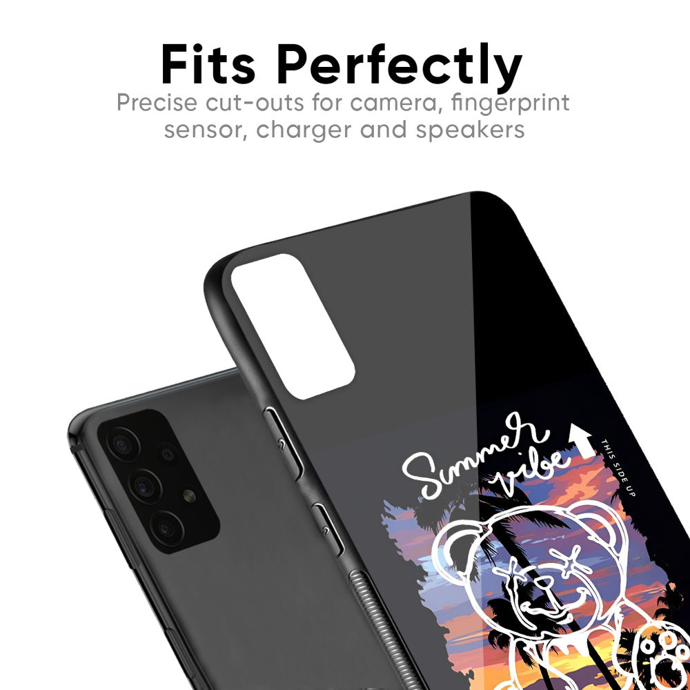 Summer Vibe Glass Case for Samsung Galaxy F41