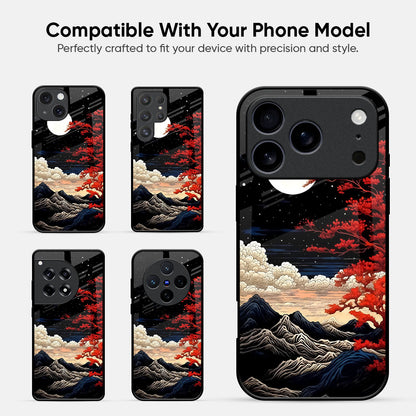 Scarlet Serenity Glass Case