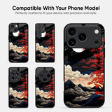 Scarlet Serenity Glass Case