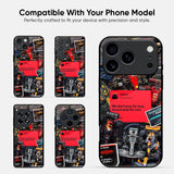 Scarlet Phantom Glass Case