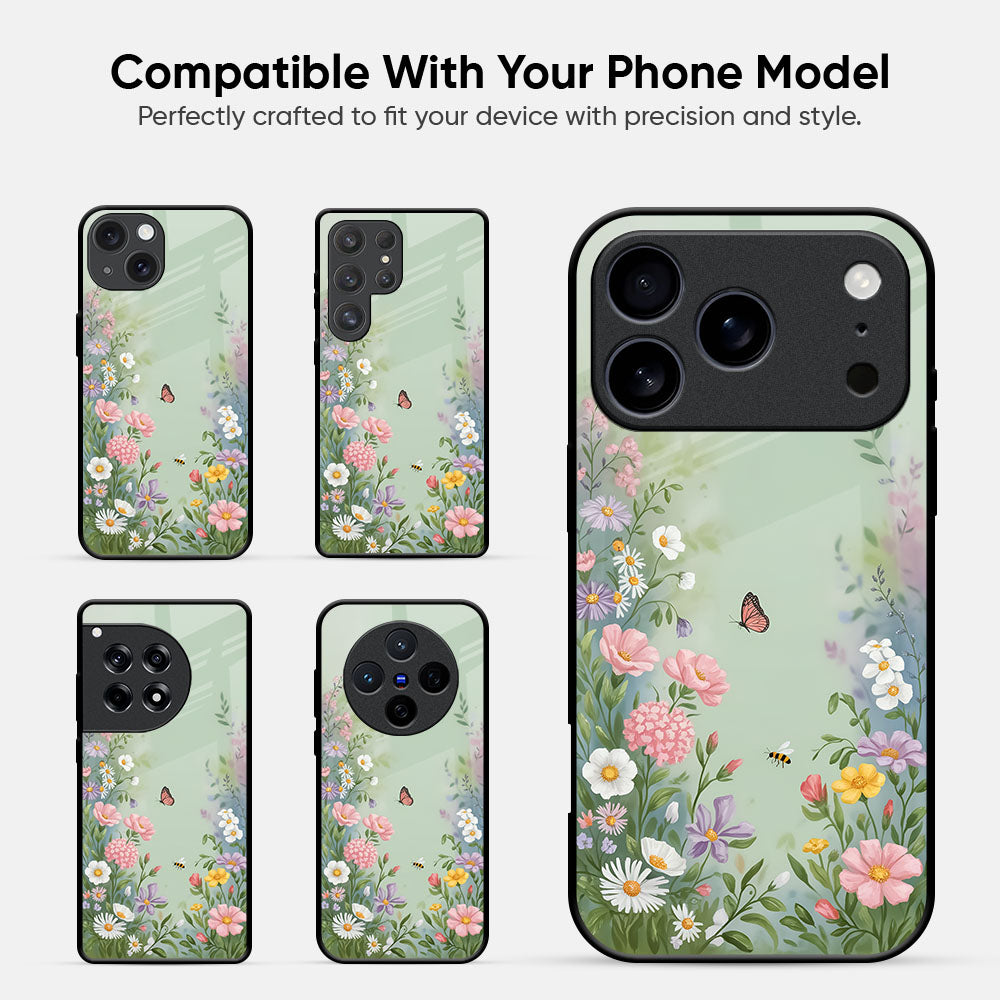 Blush Canvas Glass Case