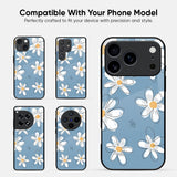 Blue Petal Glass Case