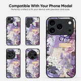Violet Dreamscape Glass Case