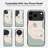 Strawberry Splash Glass Case