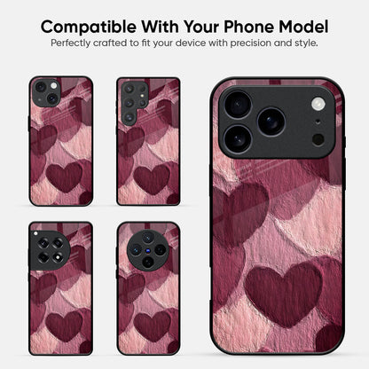 Sweetheart Patterned Glass Case