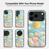 Sunshine and Floral Glass Case