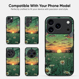 Starry Moonight Glass Case