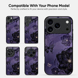 Purple Paradise Glass Case