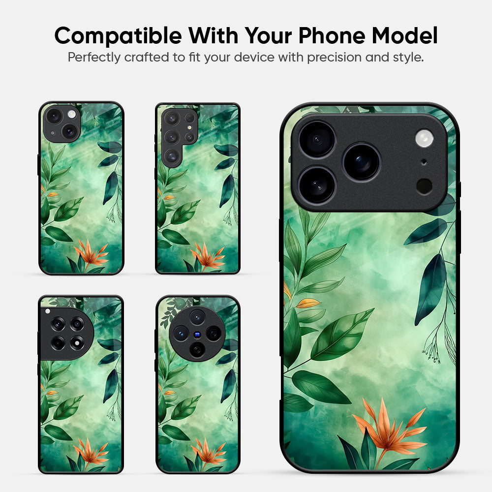 Tropical Vibe Glass Case