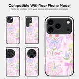 Butterfly Canvas Glass Case