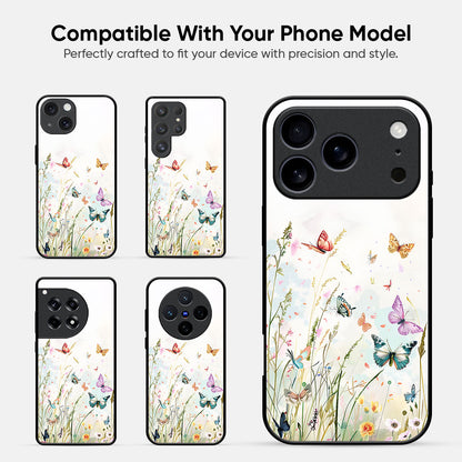 Fluttering Dreams Glass Case