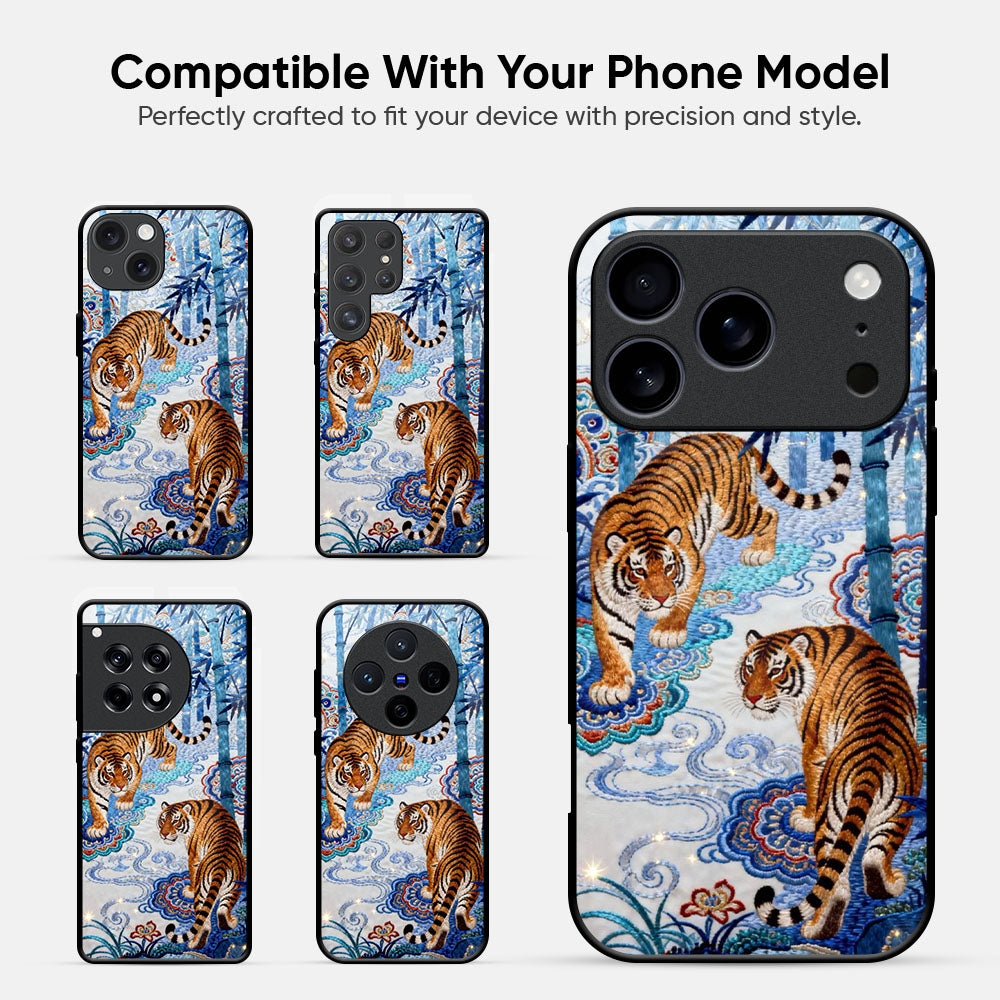 Tigers Glass Case