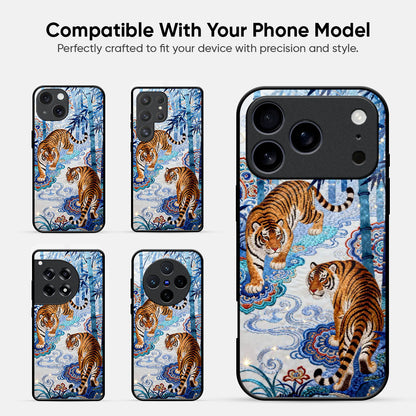 Tigers Glass Case