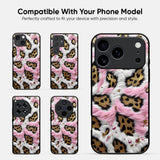 Blush Leopard Glass Case