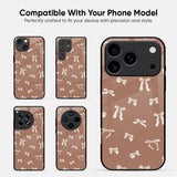 Brown Bow Glass Case